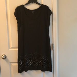 Black studded cocktail dress. NWOT.